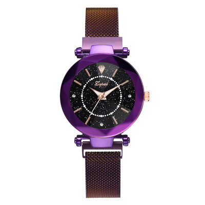 Luxury Mesh Ladies Clock Magnet Buckle Women Starry Sky Diamond Watches Geometric Surface Fashion Casual Dress Quartz Wristwatch
Luxury Mesh Ladies Clock Magnet Buckle Women Starry Sky Diamond Watches Geometric Surface Fashion Casual Dress Quartz Wristwatch