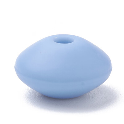 Food Grade Environmental Silicone Beads Chewing Beads For Teethers DIY Nursing Necklaces Making Rondelle CornflowerBlue 12x6
Food Grade Environmental Silicone Beads Chewing Beads For Teethers DIY Nursing Necklaces Making Rondelle CornflowerBlue 12x6