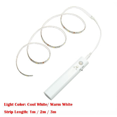 LED Motion Sensor Light Flexible Night Light Strip for WardrobeCabinetCupboardStairsUnder Bed 1m2m3m
LED Motion Sensor Light Flexible Night Light Strip for WardrobeCabinetCupboardStairsUnder Bed 1m2m3m