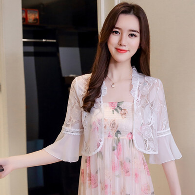 Women Summer Kimono Cardigan Sun Blouse Shirt 2019 Fashion Lace Patchwork Chiffon Blouse Tops Sunscreen Sunproof Outwear
Women Summer Kimono Cardigan Sun Blouse Shirt 2019 Fashion Lace Patchwork Chiffon Blouse Tops Sunscreen Sunproof Outwear