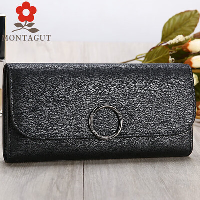 Montagut MONTAGUT womens wallet long multi-card leather wallet female R2422261021 black
Montagut MONTAGUT womens wallet long multi-card leather wallet female R2422261021 black