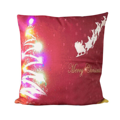 Gobestart The New Color Lights Christmas Pillow LED Lights Pillow Creative Printing LinenA
Gobestart The New Color Lights Christmas Pillow LED Lights Pillow Creative Printing LinenA