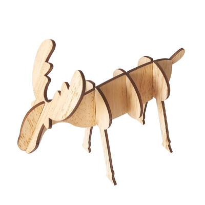 Wooden Craft Christmas Home Table 3D Elk Ornament Decor Childrens Toy Gift New Year Party Decor Home Table
Wooden Craft Christmas Home Table 3D Elk Ornament Decor Childrens Toy Gift New Year Party Decor Home Table
