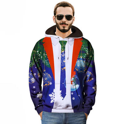 Creative Fake Two-Piece Christmas Printing Hoodies Casual Loose Hooded Sweatshirt For Men
Creative Fake Two-Piece Christmas Printing Hoodies Casual Loose Hooded Sweatshirt For Men
