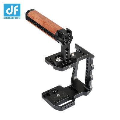 DF DIGITALFOTO ELFIN-BMPCC4K Aluminum Alloy Video Camera Cage with Top Wooden Handle for BMPCC 4K Camera
DF DIGITALFOTO ELFIN-BMPCC4K Aluminum Alloy Video Camera Cage with Top Wooden Handle for BMPCC 4K Camera