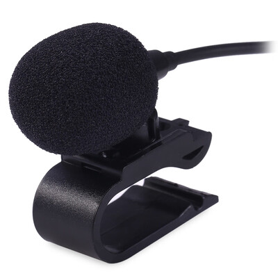 35mm Car External Microphone Mic DVD Radio Stereo Player HeadUnit Cable 3m