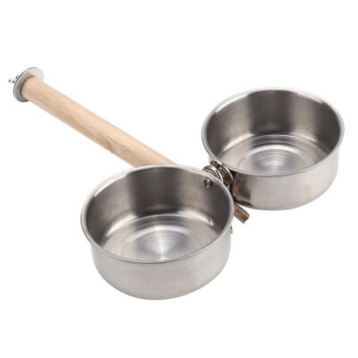 Greensen Large Stainless Steel Food Water Feeding Bowl Wood Stand Parrot Feeder Bird Cage Accessory
Greensen Large Stainless Steel Food Water Feeding Bowl Wood Stand Parrot Feeder Bird Cage Accessory