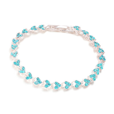 New Fashion Colorful Zircon Crystal Bracelets & Bangles Rome Style Bracelet For Women Jewelry Gift
New Fashion Colorful Zircon Crystal Bracelets & Bangles Rome Style Bracelet For Women Jewelry Gift
