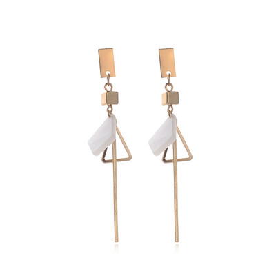 Fashion Geometric Triangle Irregular Earrings