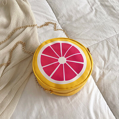 Tailored Female Cartoon Fruit Bag Small Fresh Chain Messenger Bag Candy Color Handbag
Tailored Female Cartoon Fruit Bag Small Fresh Chain Messenger Bag Candy Color Handbag