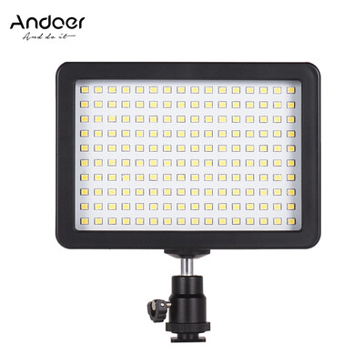 Andoer Portable 160pcs LED Video Light Lamp 5600K Color Temperaure with Dimmable Switch Ultra Bright Camera Lighting Panel 3 Filte
Andoer Portable 160pcs LED Video Light Lamp 5600K Color Temperaure with Dimmable Switch Ultra Bright Camera Lighting Panel 3 Filte