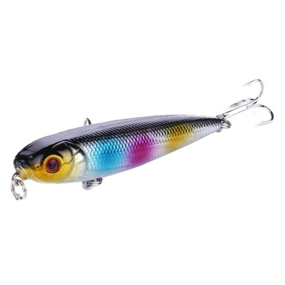 8cm85g 3D Artificial Pencil Bait Reusable Topwater Floating Lure Fishing Accessories
8cm85g 3D Artificial Pencil Bait Reusable Topwater Floating Lure Fishing Accessories