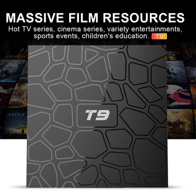 T9 Android 81 TV Box RK3328 Quad Core 64bit 4GB 64GB Smart 4K Set Top Box VP9 H265 24G 58G WiFi BT41 HD Media Player Disp
T9 Android 81 TV Box RK3328 Quad Core 64bit 4GB 64GB Smart 4K Set Top Box VP9 H265 24G 58G WiFi BT41 HD Media Player Disp