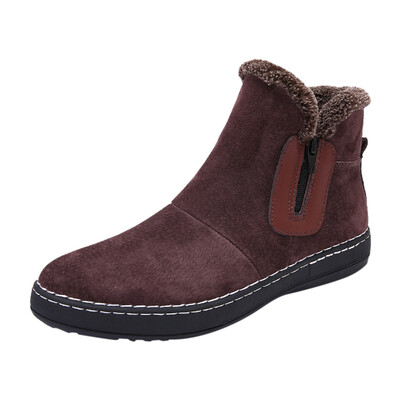 Fashion Men Boots High Quality Leather Snow Boots Mens Plus Velvet Warm Casual Snow Boots Non-Slip Wear-Resistant Cotton Shoes
Fashion Men Boots High Quality Leather Snow Boots Mens Plus Velvet Warm Casual Snow Boots Non-Slip Wear-Resistant Cotton Shoes
