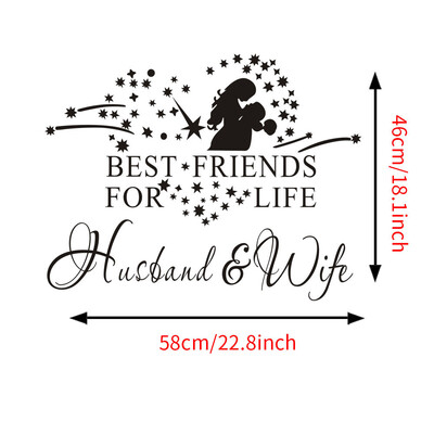〖Follure〗Heart Best Friends For Life Husband&Wife Wall Decal Quote Art Sticker Decor
〖Follure〗Heart Best Friends For Life Husband&Wife Wall Decal Quote Art Sticker Decor