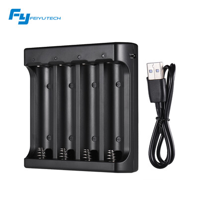 FeiyuTech AK Series Smart Battery Charger 4 Slots for 18650 Rechargeable Li-ion Batteries with USB Cable
FeiyuTech AK Series Smart Battery Charger 4 Slots for 18650 Rechargeable Li-ion Batteries with USB Cable