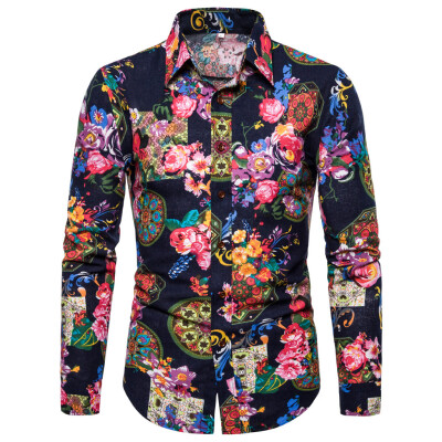Tailored Mens Summer Fashion Business Leisure Printing Long-sleeved Shirt Top Blouse
Tailored Mens Summer Fashion Business Leisure Printing Long-sleeved Shirt Top Blouse