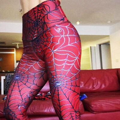 Cross-border new European&American yoga pants Red Spider-Man network digital printing hip high waist sports leggings female Yi
Cross-border new European&American yoga pants Red Spider-Man network digital printing hip high waist sports leggings female Yi