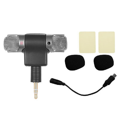 External Stereo Mic Microphone with 35mm to Mini USB Micro Adapter Cable for GoPro Hero 3 3 4 for AEE Sports Action Camera
External Stereo Mic Microphone with 35mm to Mini USB Micro Adapter Cable for GoPro Hero 3 3 4 for AEE Sports Action Camera