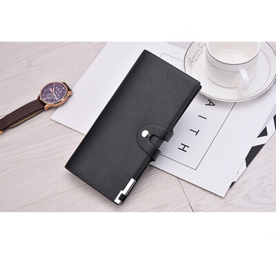 Tailored Men Long Section Button Bifold Business Leather Wallet Card Coin Wallet Purse BK
Tailored Men Long Section Button Bifold Business Leather Wallet Card Coin Wallet Purse BK