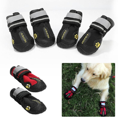 Dog Boots Waterproof Shoes for Dogs with Reflective Velcro Rugged Anti-Slip Sole 4PCS
Dog Boots Waterproof Shoes for Dogs with Reflective Velcro Rugged Anti-Slip Sole 4PCS