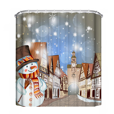 Gobestart Christmas Waterproof Polyester Bathroom Shower Curtain Decor With Hooks New H
Gobestart Christmas Waterproof Polyester Bathroom Shower Curtain Decor With Hooks New H