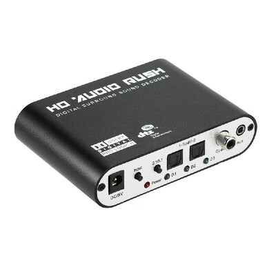 51 Audio Rush SPDIF Coaxial to 5121 Channel DTSAC-3 Audio Decoder Surround Sound Rush for STB DVD Player HD Player Xbox 360 E
51 Audio Rush SPDIF Coaxial to 5121 Channel DTSAC-3 Audio Decoder Surround Sound Rush for STB DVD Player HD Player Xbox 360 E