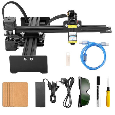 Desktop Single Arm Engraver Portable DIY Engraving Carving Machine Mini Carver