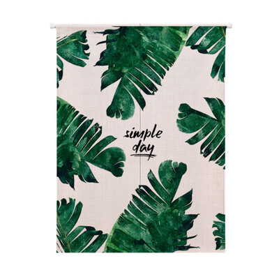 Plant Green Leaves Printed Japanese Style Doorway Curtain Hanging Tapestry For Home Decoration
Plant Green Leaves Printed Japanese Style Doorway Curtain Hanging Tapestry For Home Decoration