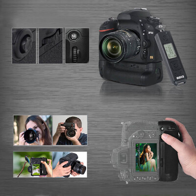 Meike MK-DR750 Built-in 24G Wireless Remote Control Vertical Battery Grip Holder for Nikon D750
Meike MK-DR750 Built-in 24G Wireless Remote Control Vertical Battery Grip Holder for Nikon D750