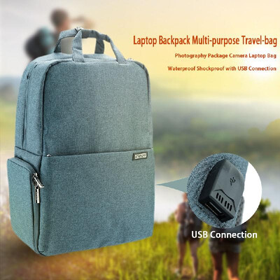 Laptop Backpack Multi-purpose Travel-bag Photography Package Camera Laptop Bag Waterproof Shockproof with USB Connection
Laptop Backpack Multi-purpose Travel-bag Photography Package Camera Laptop Bag Waterproof Shockproof with USB Connection