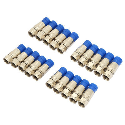 Greensen 20 Pcs RG6 UK F Connector Water-proof F Cable Antenna Video Satellite Adaptor
Greensen 20 Pcs RG6 UK F Connector Water-proof F Cable Antenna Video Satellite Adaptor