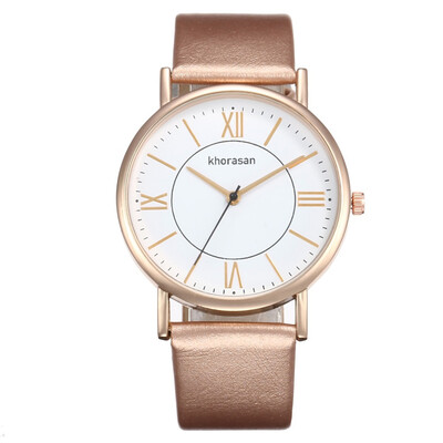 New ladies casual Roman scale quartz belt wrist watch fashion student female section
New ladies casual Roman scale quartz belt wrist watch fashion student female section
