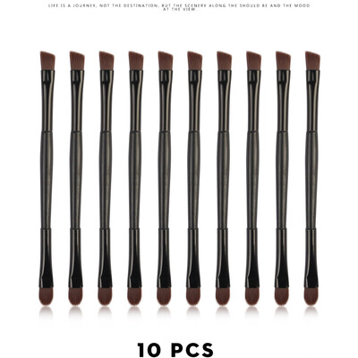 Toponeto 10pcs Cosmetic Double Head Makeup Brush Blusher Eye Shadow Brushes