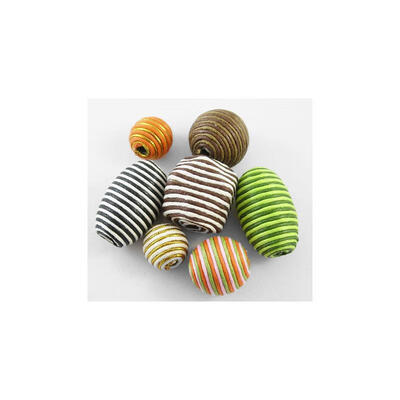 Handmade Waxed Cord Covered Beads Mixed Color about 1631mm in diameter hole 12mm 100pcsbag
Handmade Waxed Cord Covered Beads Mixed Color about 1631mm in diameter hole 12mm 100pcsbag