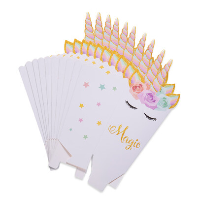 Unicorn Party Popcorn Box Popcorn Candy Favor Bag Wedding Birthday Movie Party Tableware
Unicorn Party Popcorn Box Popcorn Candy Favor Bag Wedding Birthday Movie Party Tableware