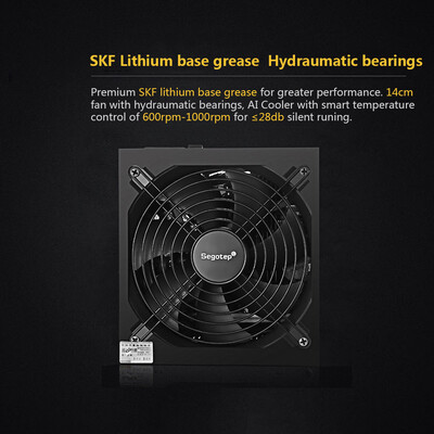 Segotep 500W GP600G Full Modular ATX PC Computer Power Supply Gaming PSU 12V Active PFC 92 Efficiency 80Plus Gold Universal AC In
Segotep 500W GP600G Full Modular ATX PC Computer Power Supply Gaming PSU 12V Active PFC 92 Efficiency 80Plus Gold Universal AC In