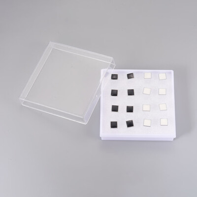 Plastic Stud Earrings with Ear Nuts Enamel Square Black & White 65x65x1mm Pin 1mm 8pairsbox
Plastic Stud Earrings with Ear Nuts Enamel Square Black & White 65x65x1mm Pin 1mm 8pairsbox