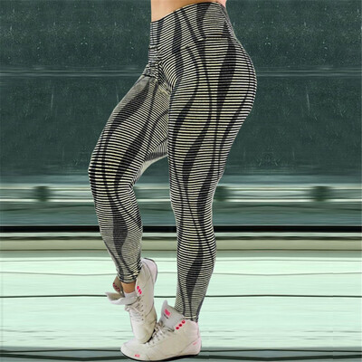 Tailored Womens 3D Stereo Stripe Printed High-waist Hip Stretch Running Yoga Pants
Tailored Womens 3D Stereo Stripe Printed High-waist Hip Stretch Running Yoga Pants
