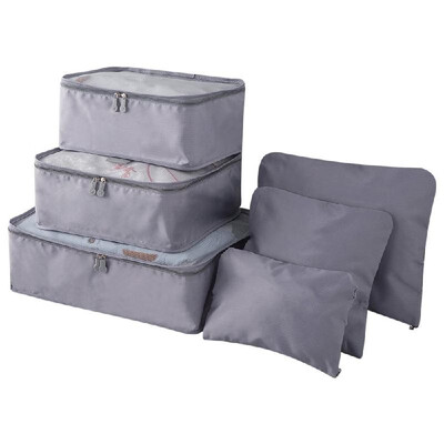 6pcsset Lightweight Luggage Travel Bags Men&Women Packing Cubes Organizer Compression Pouches Fashion Double Zipper Waterpro
6pcsset Lightweight Luggage Travel Bags Men&Women Packing Cubes Organizer Compression Pouches Fashion Double Zipper Waterpro