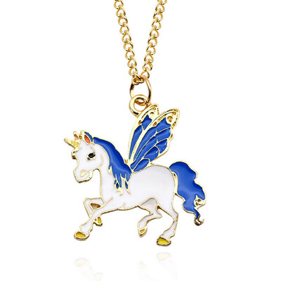 Flying Unicorn Charm Pendant Enamel Heart Animal Necklaces For Women Men Collar Pendant
Flying Unicorn Charm Pendant Enamel Heart Animal Necklaces For Women Men Collar Pendant