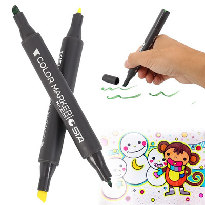 2018 New 80 Colors 1PCSDual Tip Brush Marker Pens Highlighter Pen for Adults Children Anime Painting Oil Color Pen
2018 New 80 Colors 1PCSDual Tip Brush Marker Pens Highlighter Pen for Adults Children Anime Painting Oil Color Pen