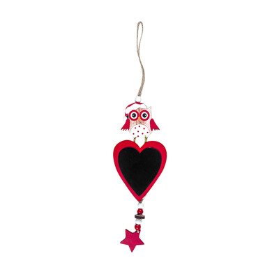 Tailored Christmas Wooden Painted Pendants Painted Snowman Small Tree Strings