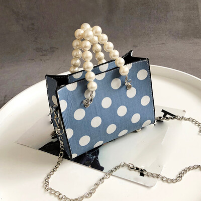 Tailored Women Chain Shoulder Bag Pearl Crossbody Bag Handbags Messenger Wave Point Bag
Tailored Women Chain Shoulder Bag Pearl Crossbody Bag Handbags Messenger Wave Point Bag