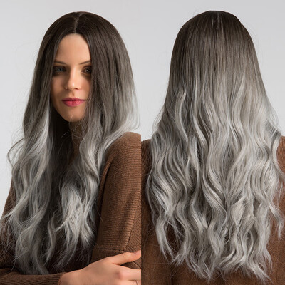 〖Follure〗Waves Wig Glueless Wig Black&Gray Women Heat-Resistant Synthetic Fiber Hair
〖Follure〗Waves Wig Glueless Wig Black&Gray Women Heat-Resistant Synthetic Fiber Hair