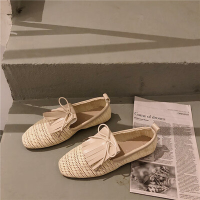 Straw-knitted single shoe woman Xia Style Retro Style Tou Liu Hu shoe woman breathable one foot pedal flat sole shoe woman
Straw-knitted single shoe woman Xia Style Retro Style Tou Liu Hu shoe woman breathable one foot pedal flat sole shoe woman