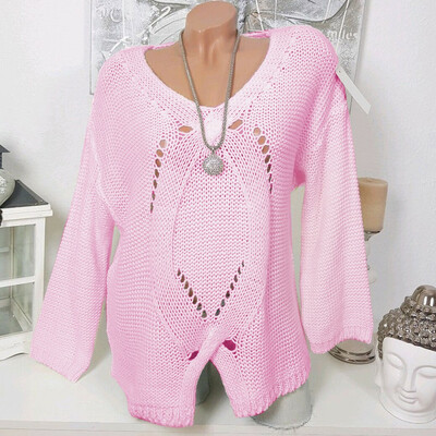 Tailored Women Casual Solid O-Neck Knitted Hollow out Long Sleeve Sweater Top Blouse
Tailored Women Casual Solid O-Neck Knitted Hollow out Long Sleeve Sweater Top Blouse