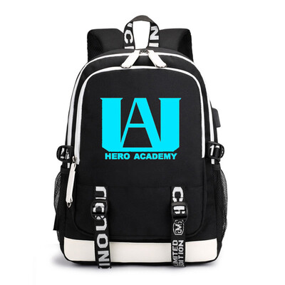 My Hero Academia Laptop Backpack Canvas Daypack School Bag Book Bag with USB Charging for Hiking Travel Camping TrekkingH01
My Hero Academia Laptop Backpack Canvas Daypack School Bag Book Bag with USB Charging for Hiking Travel Camping TrekkingH01