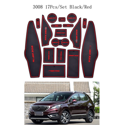 17pcsset Car Door Slots Non-slip Pad Decor Cup Holder Gate Groove Mat Replacement For Peugeot 3008
17pcsset Car Door Slots Non-slip Pad Decor Cup Holder Gate Groove Mat Replacement For Peugeot 3008