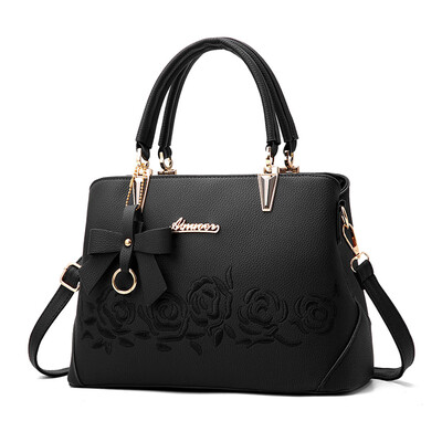 Tailored Fashion Women Bowknot Rose Pattern Crossbody Bag Shoulder Bag Handbag Black
Tailored Fashion Women Bowknot Rose Pattern Crossbody Bag Shoulder Bag Handbag Black